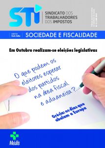 CAPA - REVISTA DO STI - "SOCIEDADE E FISCALIDADE N.º 5"